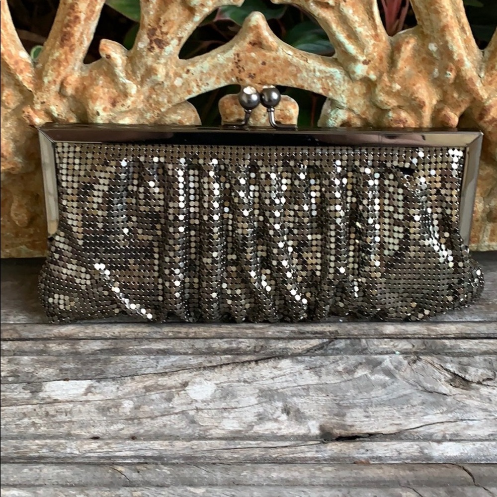 Vintage silver evening bag